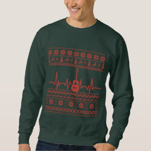 Ugly Merry Christmas sweater akoestische gitaar