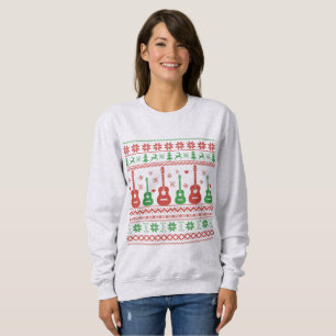 Ugly Merry Christmas sweater akoestische gitaar