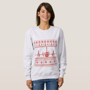 Ugly Merry Christmas sweater akoestische gitaar