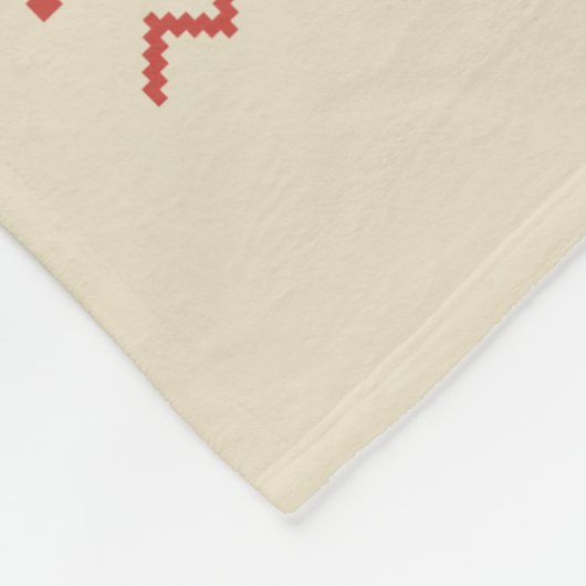 Ugly Merry Christmas sweater akoestische gitaar Fleece Deken (Hoek)