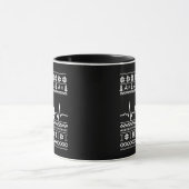 Ugly Merry Christmas sweater akoestische gitaar Mok (Midden)