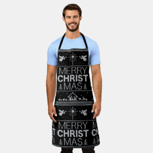Ugly Merry CHRISTmas Sweater Religious Christelijk Schort