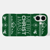 Ugly Merry KerstSweater Religieus Christelijk Case-Mate iPhone Case (Achterkant (horizontaal))