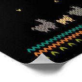 Ugly Merry KerstSweater Religieus Christelijk Poster (Hoek)