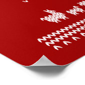 Ugly Merry KerstSweater Religieus Christelijk Poster (Hoek)