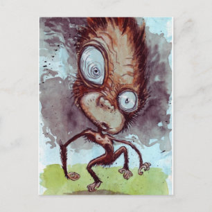 Ugly Monkey Wild Briefkaart