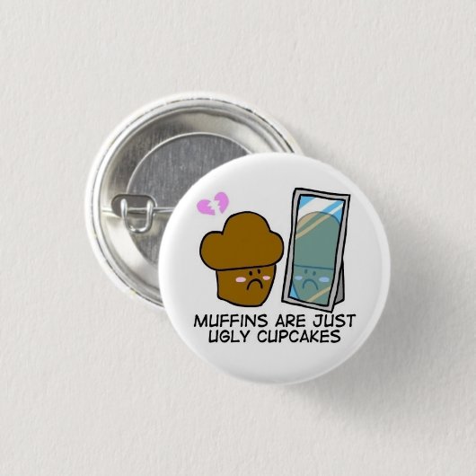Ugly Muffin Ronde Button 3,2 Cm (Voorkant /achterkant)