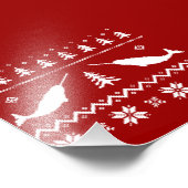 Ugly Narwhal-kerstSweater Foto Afdruk (Hoek)