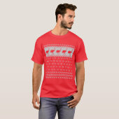 UGLY OSTRICH CHRISTMAS T-SHIRT (Voorkant volledig)