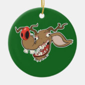 Ugly Reindeer Keramisch Ornament (Voorkant)