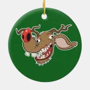 Ugly Reindeer Keramisch Ornament
