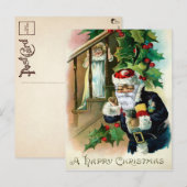  Ugly Santa and Scary Child Kerstmis Briefkaart (Voorkant / Achterkant)