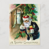 Ugly Santa and Scary Child Kerstmis Briefkaart (Voorkant)