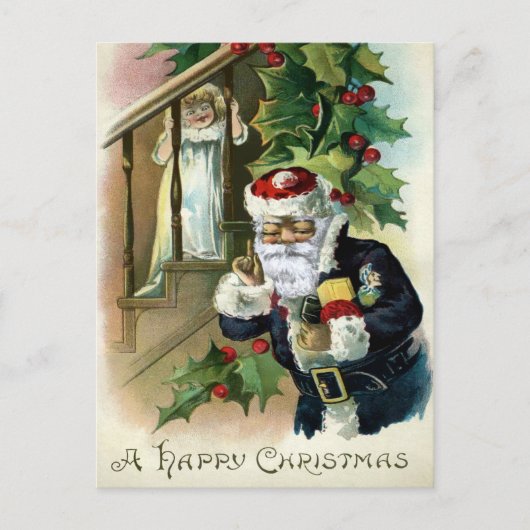  Ugly Santa and Scary Child Kerstmis Briefkaart (Voorkant)