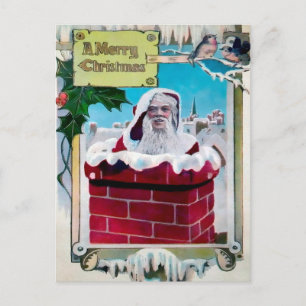 Ugly Santa Kerstmis Briefkaart