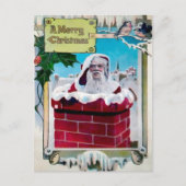 Ugly Santa Kerstmis Briefkaart (Voorkant)