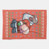 Ugly Santa Moon Theedoek (Horizontaal)