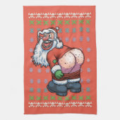 Ugly Santa Moon Theedoek (Verticaal)