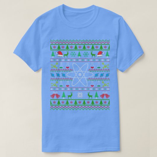 Ugly Science KerstSweater Design Premium T-shirt (Design voorkant)