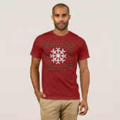 Ugly Snowflake Sweater T-shirt (Voorkant volledig)