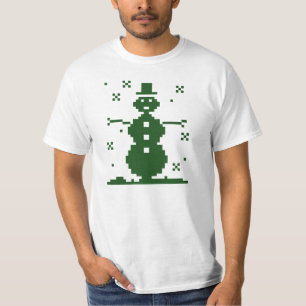 Ugly Snowman met kerstkeuken T-shirt