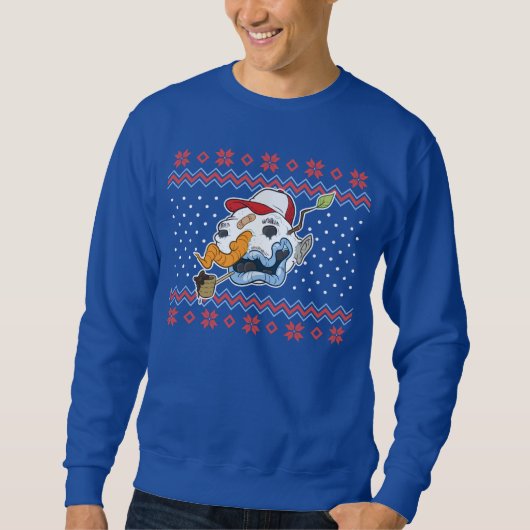 Ugly Snowman Ugly KerstSweater Trui (Voorkant)