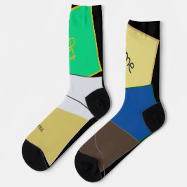 Ugly squares, text and colors sokken