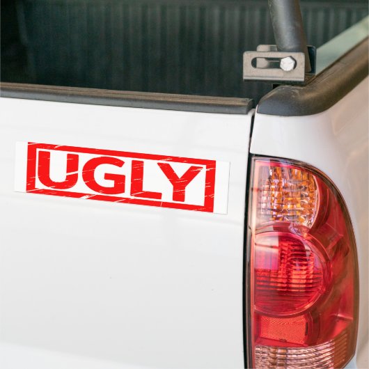 Ugly Stamp Bumpersticker (Op Truck)