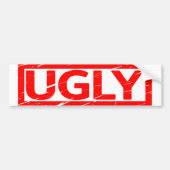 Ugly Stamp Bumpersticker (Voorkant)