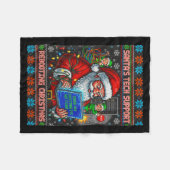 Ugly Support s Rebooting Santa Tech Fleece Deken (Voorkant (Horizontaal))