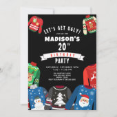 Ugly Sweater 20e verjaardag Uitnodiging (Voorkant)