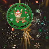 Ugly Sweater 2e Winner Deer Keramisch Ornament