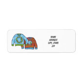 Ugly Sweater Address Label (Voorkant)