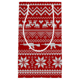 Ugly Sweater AR-15 Gift Bag Klein Cadeauzakje