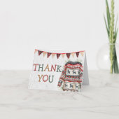 Ugly Sweater Baby shower Bedankt! Bedankkaart (Voorkant)
