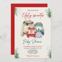 Ugly Sweater Baby shower