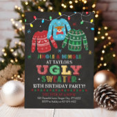 Ugly Sweater Birthday Invitation, Ugly Sweater Kaart