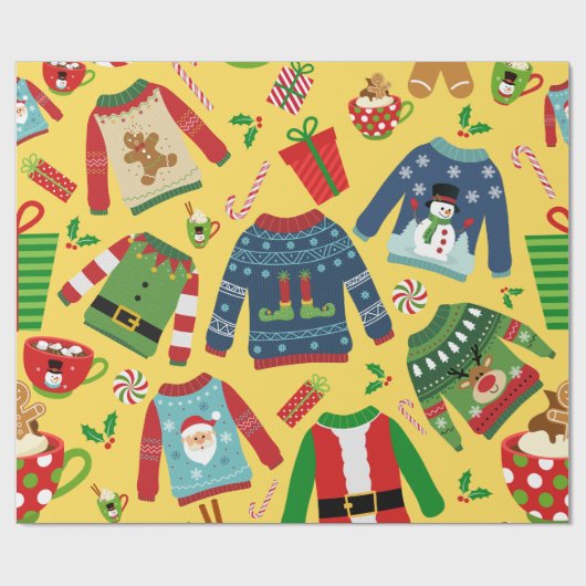 Ugly Sweater Cadeaupapier (Vlak)