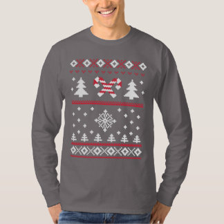 Ugly Sweater Candy Cane KerstSweater Fun T-shirt