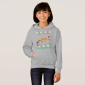 Ugly Sweater Christmas Animals Santa Leopard Gecko (Voorkant volledig)