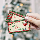 Ugly Sweater Christmas Free Drink Party Ticket
