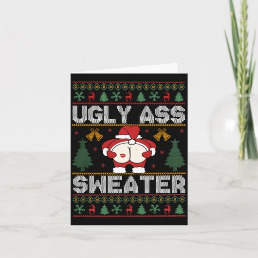 Ugly Sweater Christmas Long Sleeve  Kaart (Voorkant)