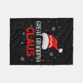 Ugly Sweater Christmas Matching Costume Great Gran Fleece Deken (Voorkant (Horizontaal))