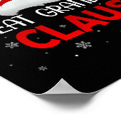 Ugly Sweater Christmas Matching Costume Great Gran Poster (Hoek)