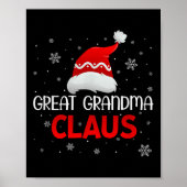 Ugly Sweater Christmas Matching Costume Great Gran Poster (Voorkant)