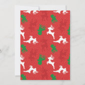 Ugly Sweater Christmas Party Invitation schoolbord Kaart (Achterkant)