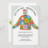 Ugly Sweater Christmas Party  Kaart (Voorkant / Achterkant)