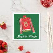 Ugly Sweater Christmas Party Servetten (Groen) (Insitu)