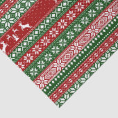 Ugly Sweater Christmas Tissue Paper Tissuepapier (Detail)