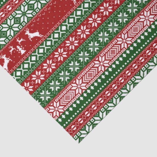 Ugly Sweater Christmas Tissue Paper Tissuepapier (Detail)